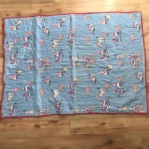 **SOLD**Vintage 1940s Raggedy Ann& Andy Crib Quilt